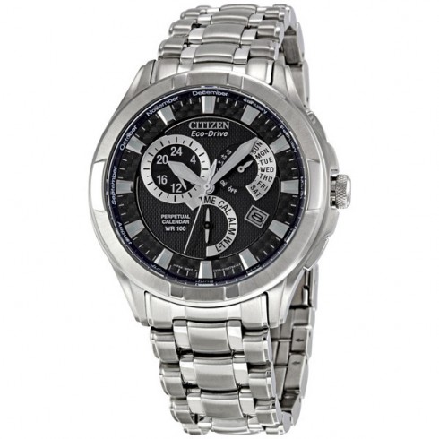 Citizen Eco Drive Calibre 8700 Black Dial Stainless Steel Men's Watch BL8090-51E watches