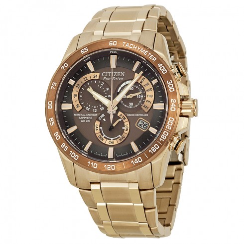 Citizen Eco-Drive Perpetual Atomic Clock Synchronization Men's Watch AT4106-52X watches