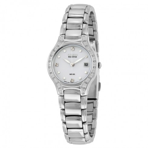 Citizen Eco Drive Silhouette Diamond Ladies Watch EW0970-51B watches