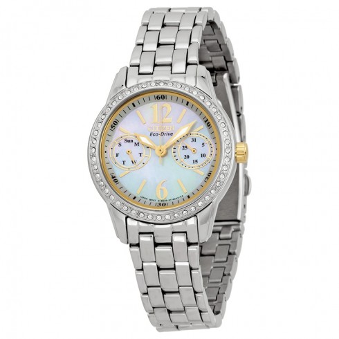Citizen Eco-Drive Silhouette Crystal Ladies Watch FD1034-55D watches