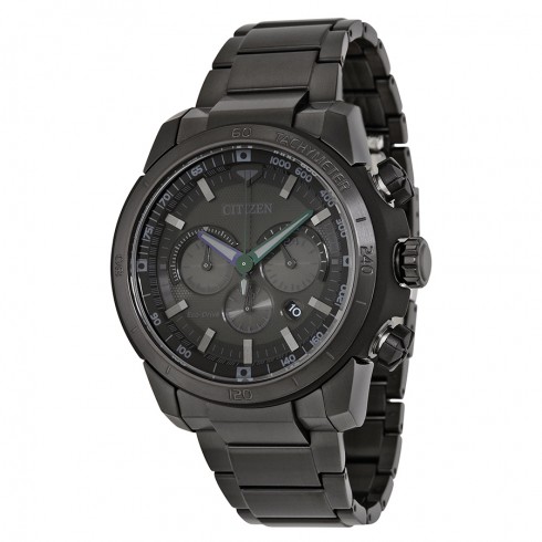 Citizen Ecosphere Eco-Drive Black Dial Black Stainless Steel Quartz Men's Watch CA4184-81E watches