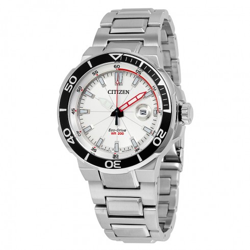Citizen Endeavor Metalic Silver White Dial Men's Watch AW1420-55A watches