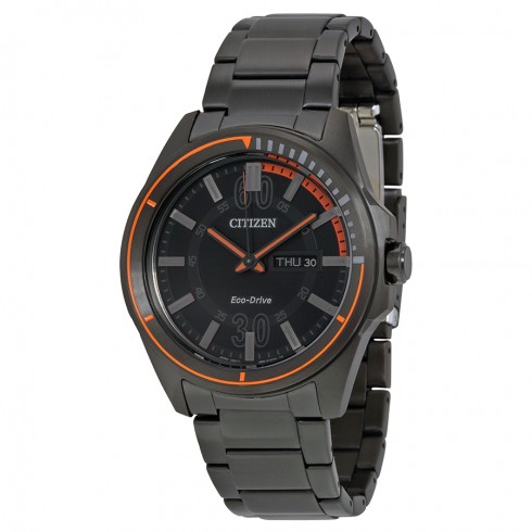 Citizen HTM Eco-Drive Black Dial Men's Watch AW0038-53E watches