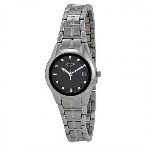 Citizen Ladies Eco Drive Stainless Steel Watch EW1410-50E watches
