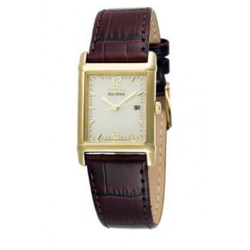 Citizen Men's Eco-Drive 180 Gold-Tone Leather Watch BW0072-07P watches