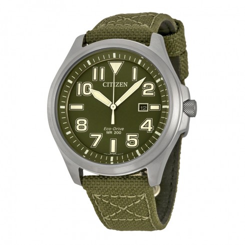 Citizen Military Green Dial Men's Watch AW1410-16X watches