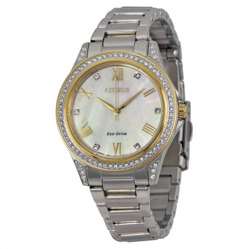 Citizen POV Eco-Drive Mother of Pearl Dial Ladies Watch EM0234-59D watches