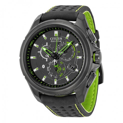 Citizen Proximity Eco Drive Black Dial Leather Men's Watch AT7035-01E watches