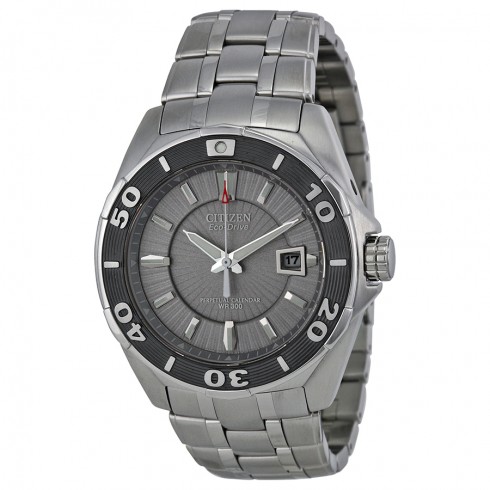 Citizen Signature Eco-Drive Silver Dial Stainless Steel Men's Watch BL1257-56A watches