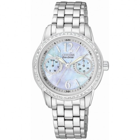 Citizen Silhouette Eco-Drive Mother Of Peral Dial Quartz Ladies Watch FD1030-56Y watches