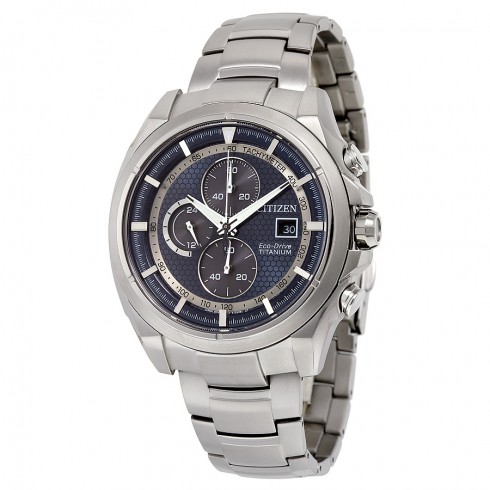Citizen TI+IP Eco-Drive Blue Dial Men's Watch CA0550-87L watches