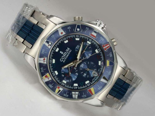 Corum Admirals Cup 753.691.55/0081 AN92 Mens Stainless Steel Case Watch watches