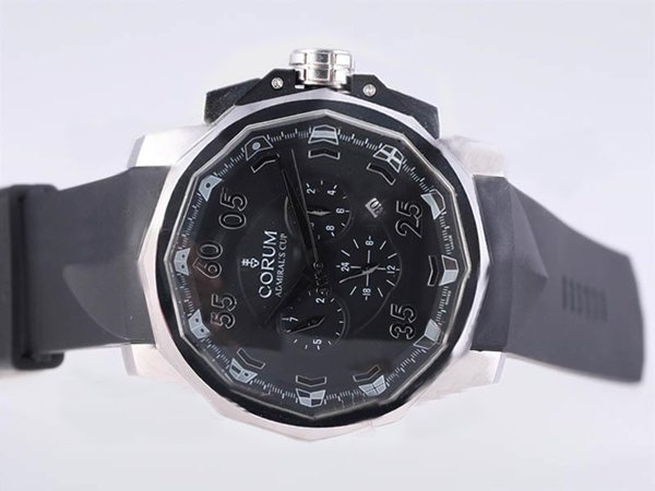 Corum Admirals Cup 753.934.95/0371 AN92 Mens Stainless Steel Bezel Watch watches