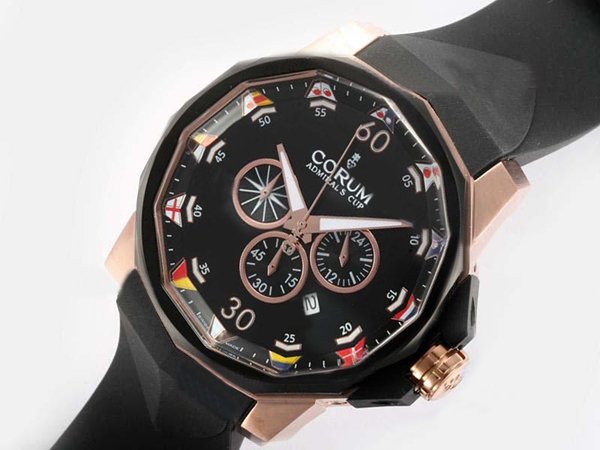 Corum Admirals Cup 753.936.55/0081 AN32 Round Mens Rose Gold Case Watch watches