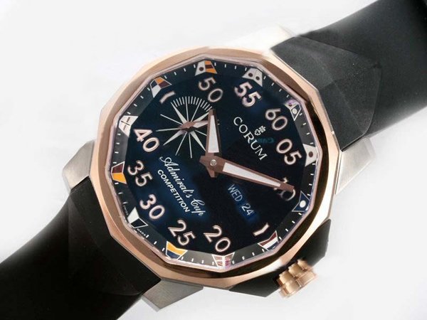 Corum Admirals Cup 947.931.04/0371 AN12 48mm Black Dial Watch watches