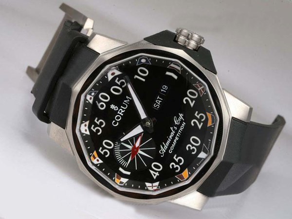 Corum Admirals Cup 947.931.04/0371 AN12 Automatic Black Dial Watch watches
