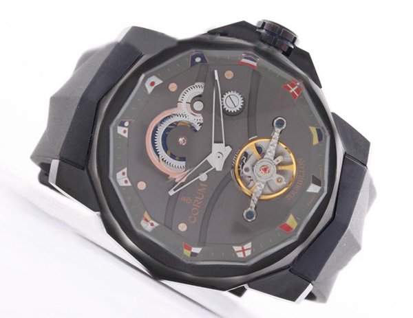 Corum Admirals Cup 947.933.05 Black Dial Round Automatic Watch watches