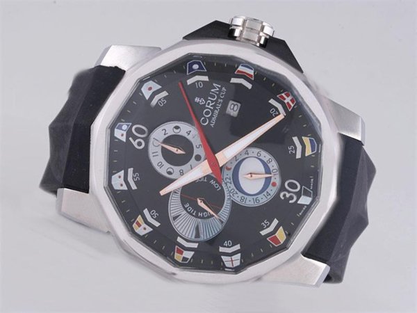 Corum Admirals Cup 977.633.55 Black Dial 48mm Automatic Watch watches