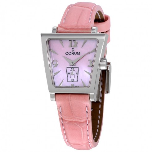 Corum Trapeze Pink Mother of Pearl Dial Ladies Watch 105404200008PM52 watches