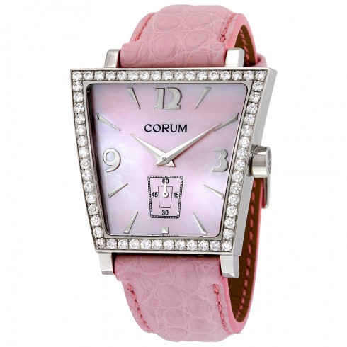Corum Trapeze Pink Mother of Pearl Diamond Ladies Watch 106404470008PM52 watches