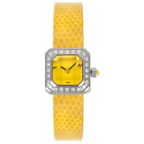 Corum Sugar Cube Diamond Steel Yellow Ladies Watch 137 425 47 0025 EB34 watches