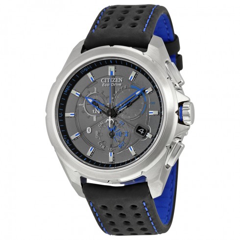 Open Box - Citizen Proximity Eco-Drive Black Dial Black Leather Men's Watch AT7030-05E watches