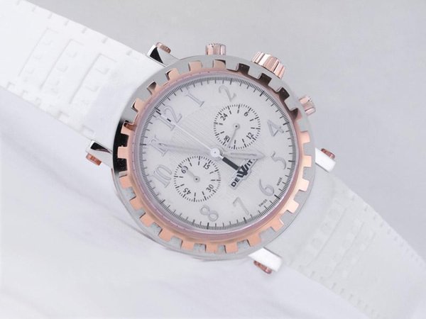 De Witt Academia Chronographe 1940 AC 6003 53 M700 Womens Automatic Chronograph 43mm Watch watches