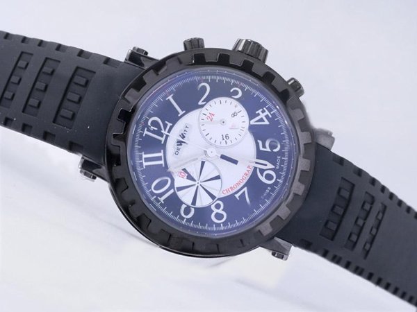 De Witt Academia Chronographe sequentiel AC 6005 28A M351 Midsize Round Automatic Chronograph Watch watches
