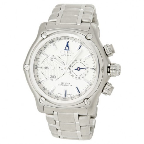 Ebel 1911 BTR Stainless Steel Chronometer Men's Watch 9240L70.6360 watches