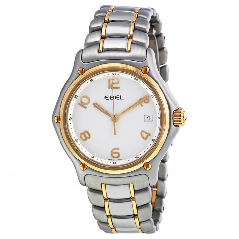 Ebel 1911 Silver Dial 18k Gold and Stainless Steel Men's Watch 1187241-16665P watches