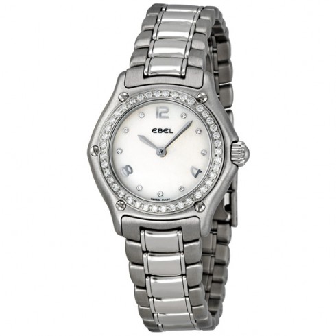 Ebel 1911 White Mother of Pearl Dial Stainless Steel Ladies Watch 9090214-19865P watches