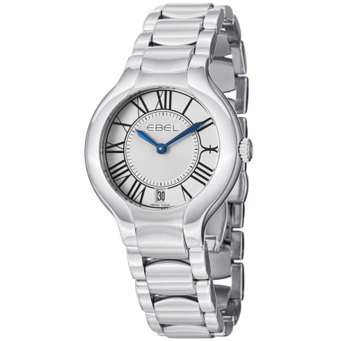 Ebel Beluga Grande Silver Dial Stainless Steel Ladies Watch 1216070 watches