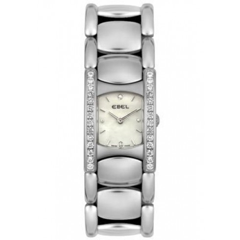 Ebel Beluga Manchette Mother Of Pearl Dial Stainless Steel Ladies Quartz Watch 9057A28-981050 watches