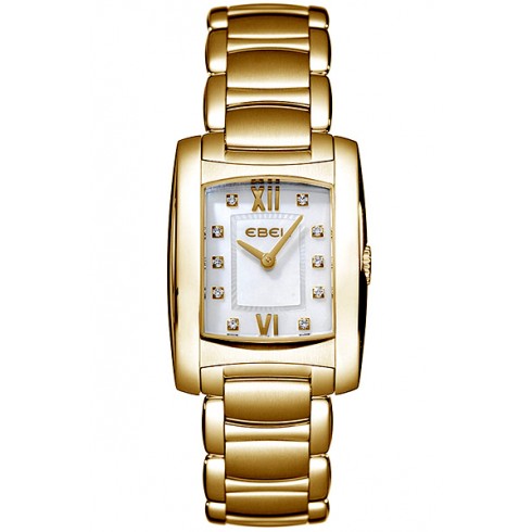 Ebel Brasilia Mother of Pearl Dial 18kt Yellow Gold Ladies Watch 1215612 watches