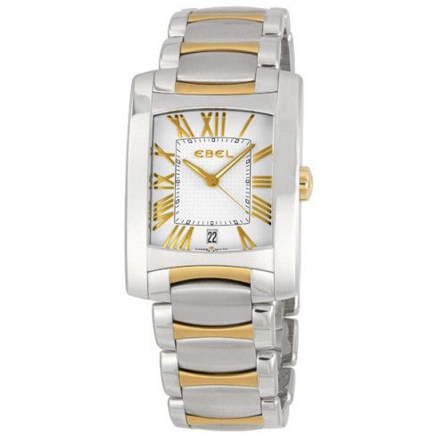 Ebel Brasilia Two Tone Silver Dial Men's Watch 1215770 watches
