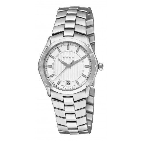Ebel Classic Sport Grande Silver Dial Stainless Steel Ladies Watch 1216017 watches