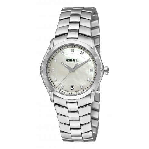 Ebel Classic Sport Mother of Pearl Diamond Dial Ladies Watch 1215986 watches