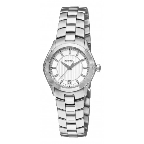 Ebel Classic Sport Silver Dial Stainless Steel Ladies Watch 1216015 watches