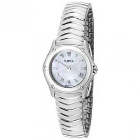 Ebel Classic Wave Mini White Dial Stainless Steel Bracelet Ladies Watch 9157F11-9225 watches