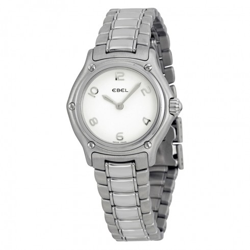 Ebel Classic White Dial Stainless Steel Ladies Watch 9090211-10665P watches
