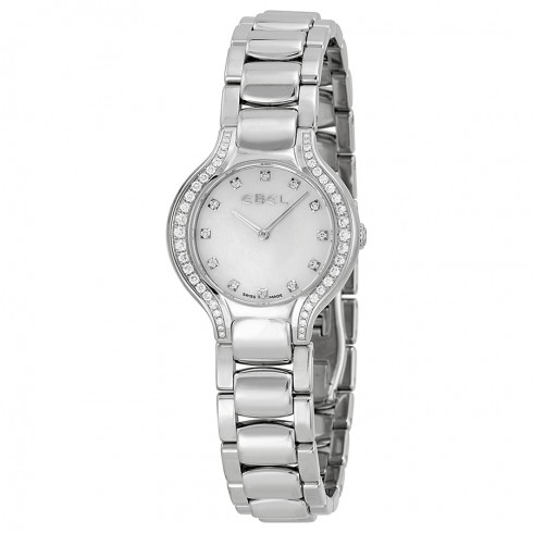 Ebel New Beluga Mini White Dial Stainless Steel Bracelet Ladies Watch 1215870 watches