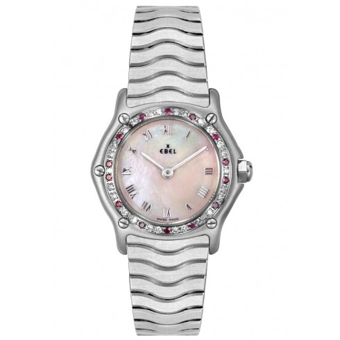 Ebel Sport Classic Mother Of Pearl Dial Stainless Steel Ladies Quartz Watch 9157116-922028P watches