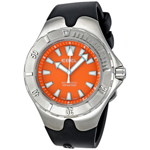 Ebel Sportwave Aquatica Orange Dial Automatic Men's Watch 1215583 watches