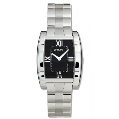 Ebel Tarawa Black Dial Stainless Steel Ladies Watch 9656J21-5486 watches