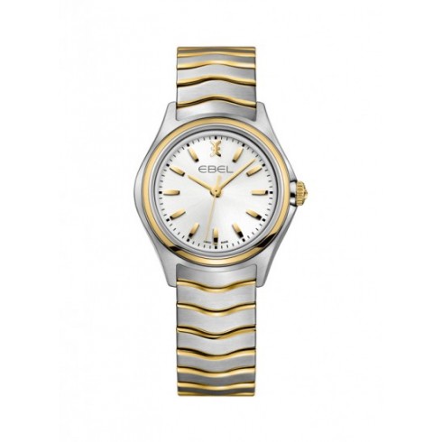 Ebel Wave Silver Dial Two Tone Ladies Watch 1216195 watches