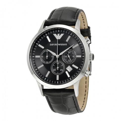 Emporio Armani Black Dial Chronograph Men's Watch AR2447 watches