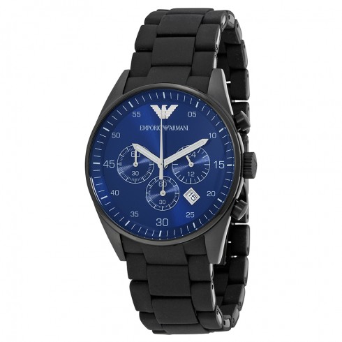 Emporio Armani Blue Dial Chronograph Men's Watch AR5921 watches