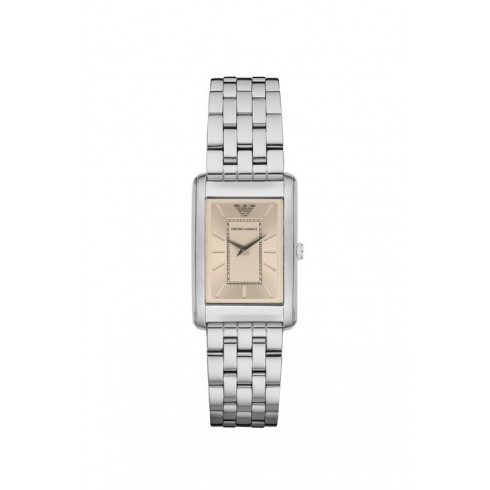 Emporio Armani Classic Champagne Dial Stainless Steek Quartz Ladies Watch AR1903 watches