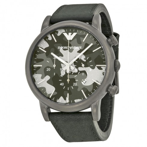 Emporio Armani Classic Chronograph Grey Camouflage Dial Men's Watch AR1816 watches