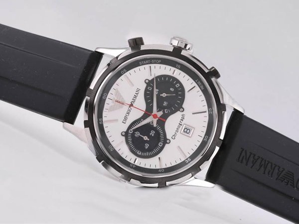 Emporio Armani Classic Mens AR0532 Round Quartz Chronograph Mens Watch watches